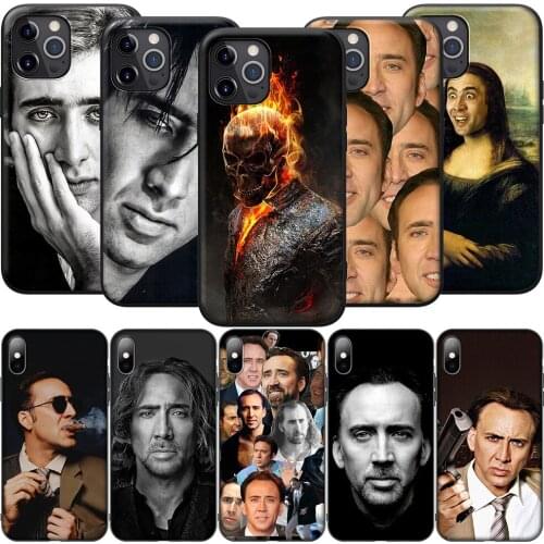 GX152 Nicolas Cage Silicone Soft Case for iPhone 12 Mini 11 Pro XS Max XR X 8 7 6 6S Plus 5 5S SE 2020