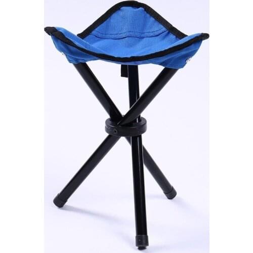 Pop Up Chair Portable Lightweight Folding Camping Hiking Foldable Stool Tripod Chair Seat For Fishing Festival Picnic BBQ Beach