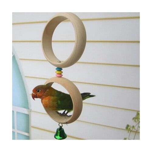 Pet Bird parrot bird toy bird supplies swivel ladder chew toy parrot swing bar ladder elevated station 02
