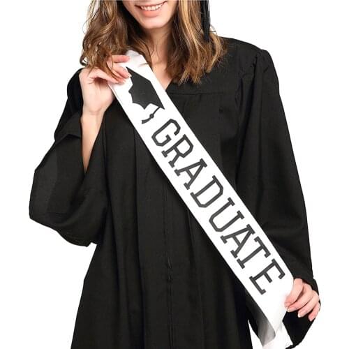 2021 I GRADUATED Graduation Sash High School Celebration Party Photo Booth Props College Graduation Sash Party Decoration