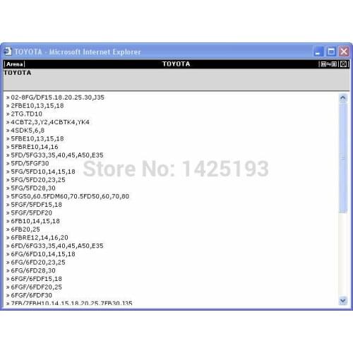 Forklift Quality Parts 2009 For Toyota