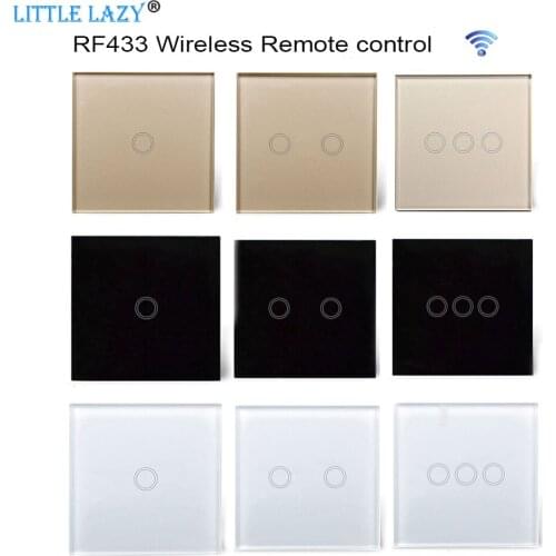 1pcs RF433 Wireless 433Mhz 1/2/3 gang Sticky Remote Controller RF control For Light RF 433 Switch