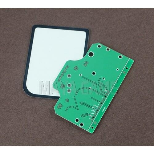 10sets For Game Boy DMG-01 6 Button PCB Controller Board Common Ground with glass screen lens For Gamboy Zero Raspberry Pi GBZ