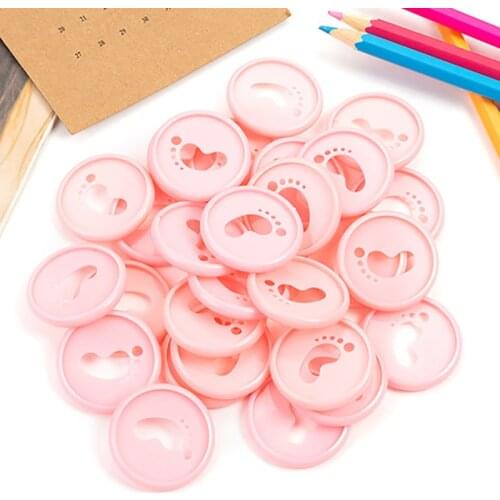 35MM Pink Mushroom Hole Binding Disc Buckle Loose Leaf Binder Disc Buckle for Notebook Disc Clip Binding Ring Office Supplies