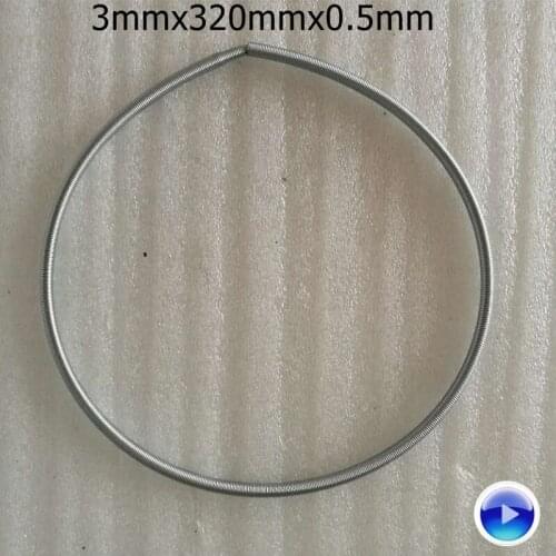 500pcs 3mmx320mmx0.5mm side sealing bag making machine extension springs no hook