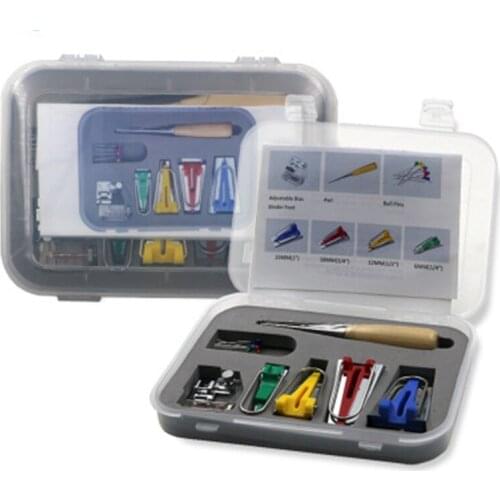 Household Machine Tools Binding Sew Multifunction Sewing Bias Tape Maker Set DIY Patchwork Quilting Tool Accessory