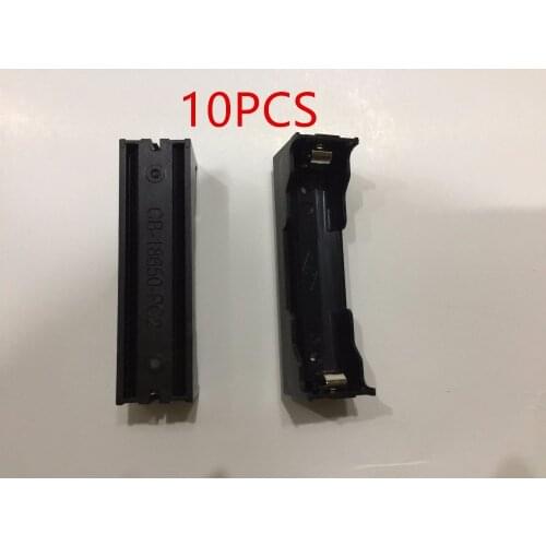 10PCS 18650 Battery Holder Case DIY Lithium Battery Box Battery Holder with Pin for 18650 (3.7-14.8V) Battery Case