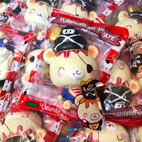 Creamiicandy yummiibear pirates suqishy slow rising gift toys