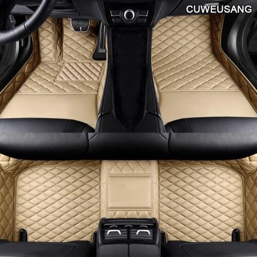 CUWEUSANG Custom Car floor mat For mercedes w212 gla w245 w211 w169 ml cla w204 gle waterproof accessories carpet