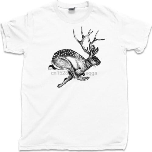 Jackalope T Shirt Big Foot Nessie Loch Ness Monster Ufo Alien Hiking Camping Tee Free Shipping Mens New Fashion Summer T Shirts