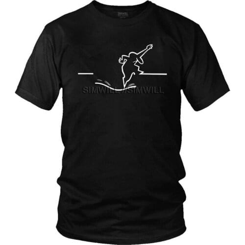 Mens Funny La Linea T-Shirt Harajuku Animation Comedy Tshirt Short Sleeve Unique T Shirt Homme Cotton Tee Gift Idea