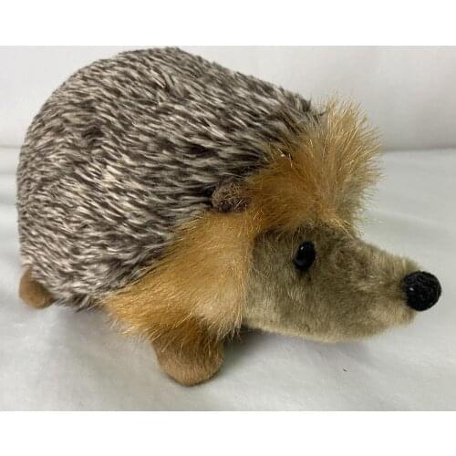 Simulation hedgehog plush toy lovely cartoon hedgehog 22cm soft doll kids toy decoration Christmas gift h1293