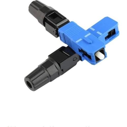 Cable Cold-Connection-Adapter Ftth Sc Optical-Fiber Catv-Network APC for Fast 100pcs/Box