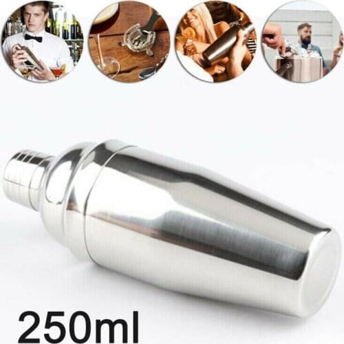 250ML Stainless Cocktail Shaker Cup Easy Clean Mixer Drinks Making Bar Tool Bartender Barware Drinkware Bar Tools