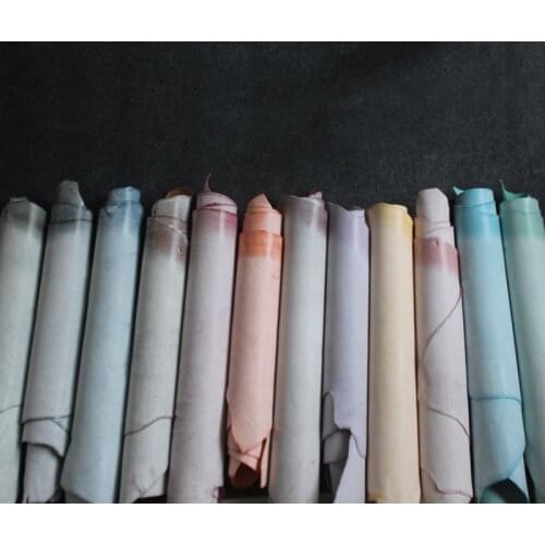 Leather Color Wax Wiping Top Layer Vegetable Tanning Leather Mist Wax Bristle Strip 2mm Handmade Leather