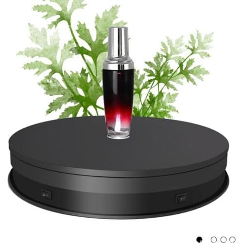 50% Hot Sales Jewelry Turntable Multi-angle Cycle Display Stable Rotation ABS Display Stand Turntable for Home
