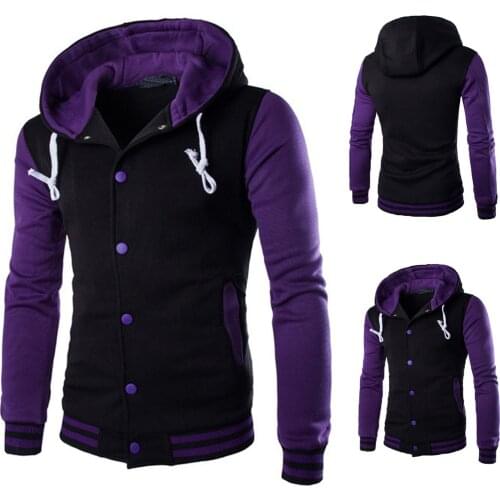 Mens Hoodies Autumn Winter Casual Loose Hooded Sweatshirts Sport Long Sleeve Padded Big Pockets Sweatshirt Pullover