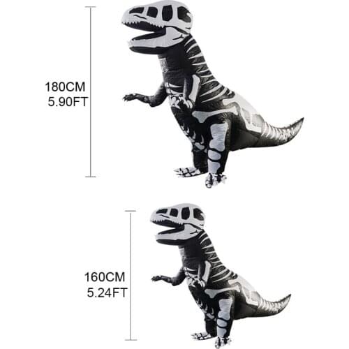 Blow Up Costume Inflatable Dinosaur Costumes Performance Gag Toy Full Body Riding Costume for Halloweens Theme Party