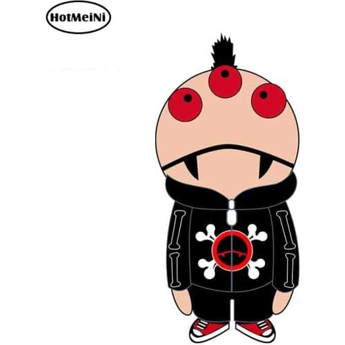 HotMeiNi 13cm x 6cm for Three-eyed Monster Anime Fine Decal Funny Car Stickers Bumper Trunk Truck Graphics Car Accessories