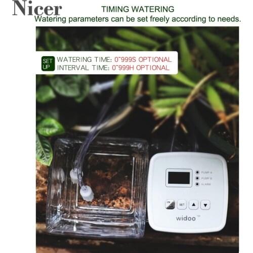 Single Double Pump Automatic Watering Device Timer Garden Self-Watering Kit For Flowers Intelligent Drip Irrigation System Set
