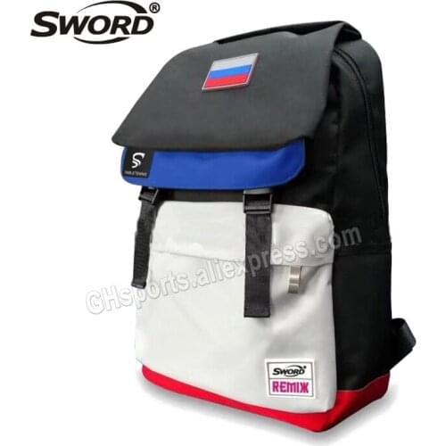 Original SWORD Table Tennis Backpack for Russian Team Sports Shoulders Bag Ping Pong Equipment Rucksack
