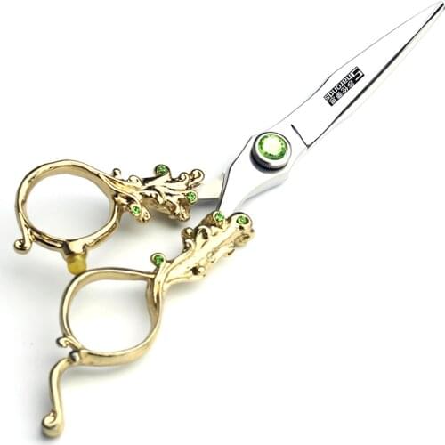 6/7 inch retro hairdressing scissors special hairdressing scissors Anti-slip wear-resistant rust-proof scissors