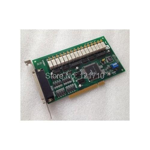 Industrial equipments board PCI-1762 REV.A1 01-4 16-ch Relay and 16-ch Isolated Digital PCI card