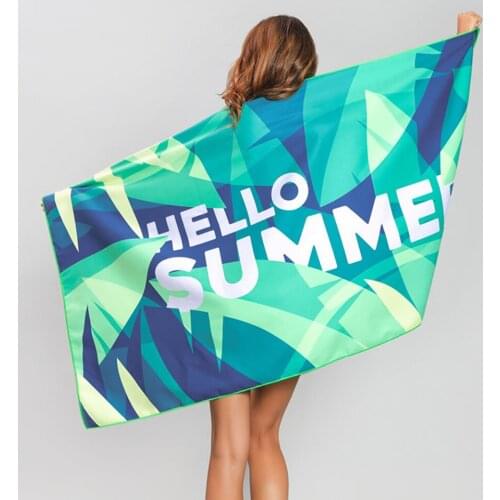 Microfiber Swimming Beach Towels Beach Towels Multifunctional Quick-drying Towels Absorbent Quick-drying Light Nnon-sticky
