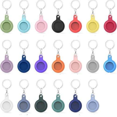 Simple silicone protective sleeve for Apple Airtags anti-lost tracker protective sleeve