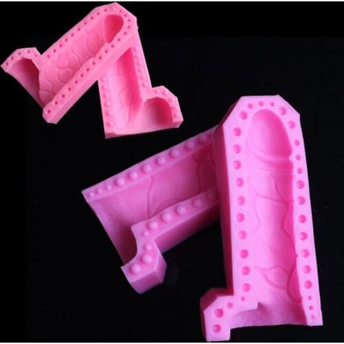 Penis silicone mold two sizes penis mold DIY jewelry decoration mold