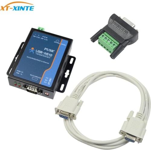 USR-N510 RS232/RS485/RS422 Serial to TCP IP Single port Ethernet converter Watchdog Gateway Industrial Grade Modbus RTU to TCP