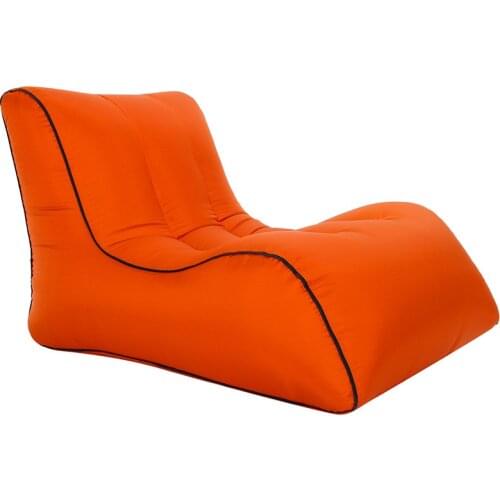 2021 Waterproof Nylon Inflatable Sofa Bag Outdoor Camping Ultralight Beach Sleeping Bag Air Bed Lounger Sport Camping Travel Sac