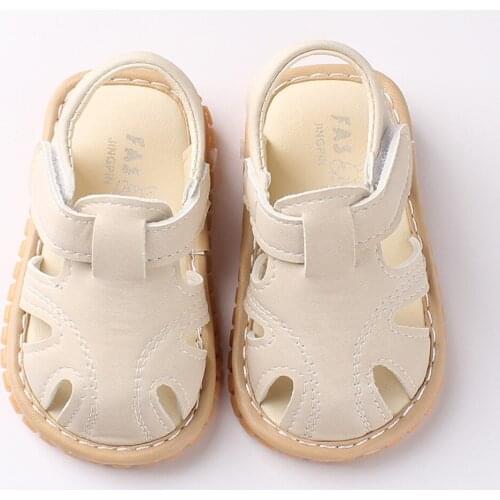 #VW Newborn Baby Girls Boys Shoes Summer Solid Sandals Rubber Soft Sole Hook & Loop Non-slip Shoes Baby Shoes сандали детские