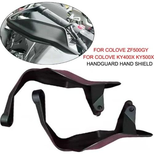 Motorcycle Hand Guard shield Protector Handguard Handle Protection For Colove KY400X KY500X ZF500GY