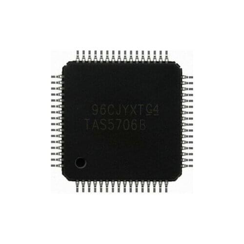 1pcs/lot TAS5706B TAS5706 QFP64 LCD digital audio amplifier IC In Stock