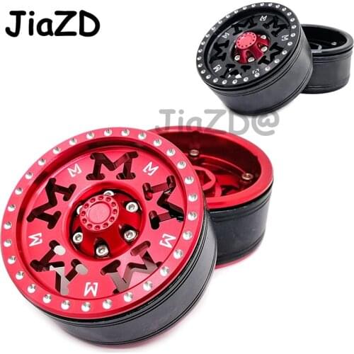 4PCS Metal 1.9 inch Wheel Rim for 1/10 RC Rock Crawler D90 D110 TF2 TRX-4 Defender Axial SCX10 90046 90047 TAMIYA CC01 W001