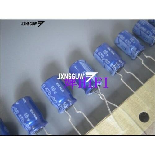 20PCS ELNA RE3 6.3V 10V 16V 25V 35V 1000UF 470UF 330UF 220UF 8X11.5MM blue robe audio Aluminum electrolytic capacitors 85degrees