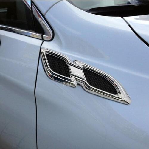 Car auto cover styling For Subaru XV 2013 2014 2015 2016 2017 2018 2019ABS chrome front fender imitation outlet accessories trim