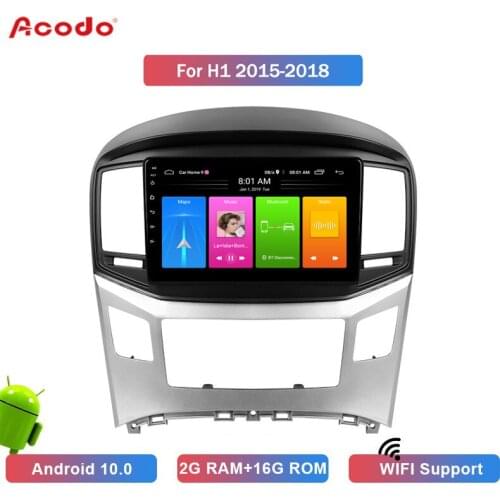 ACODO 2G RAM+16G ROM Android 10.0 Car Radio Multimedia Player For Hyundai H1 2015-2018 Navigation GPS 2 din