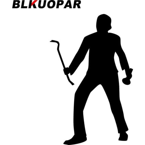 BLKUOPAR for Human Car Stickers Vinyl Personality Decals Graffiti Die Cut Car Accessories Windows Luggage Helmet Decor
