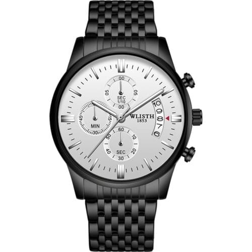 Mens Watches Luxury Brand New Fashion Luminous Waterproof Strip Mens Quartz Watch Gifts for Man Male Religion Wristwatch