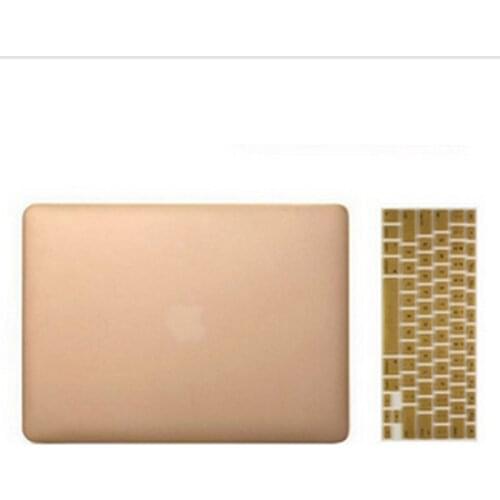 Laptop bag case For Macbook air pro 13 retina case sleeve air 11 Gold Silver Rubberized Ultra Slim Hard+US Keyboard Without logo