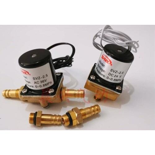 SVZ-2.5L Argon arc welding machine solenoid valve G1/8 0~0.8mpa for Water Gas Aron CO2 Electric Magnetic Valve