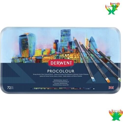 Procolour Colour Pencils Art Students Painting Colour Lead Adult Students Colour Filling Pencils 12/24/36/72 Colour in Iron Box