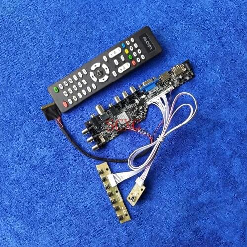 Kit LED DVB AV VGA USB HDMI-compatible 1366*768 Digital Fit N140B6-L01/L02/L03/L05/L06/L0A/L0B/L24 Screen drive card 40Pin LVDS
