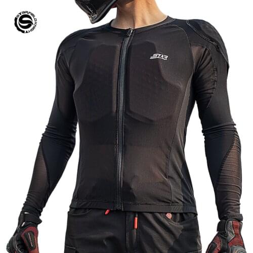 2021 Brand New Fit Body Motorcycle Armor Vest Riding Chest Back Protective Armor Motocross Racing Armor Jacket Moto Chest Pads