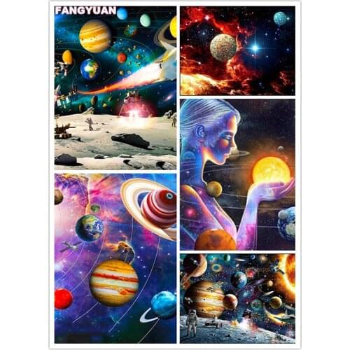 Universe Star 5D Diy Diamond Painting Accessories Colorful Star Full Drill Diamond Embroidery Mosaic Cross Stitch Kit Home Decor