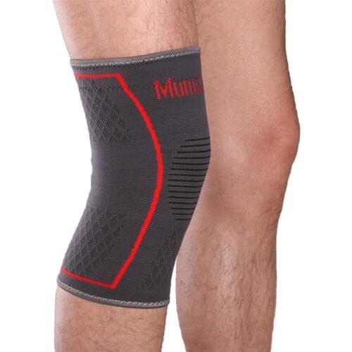 Knee pads for work Mumian sports knee pads 3D knitted layered design design striped mountaineering decompression knee pads