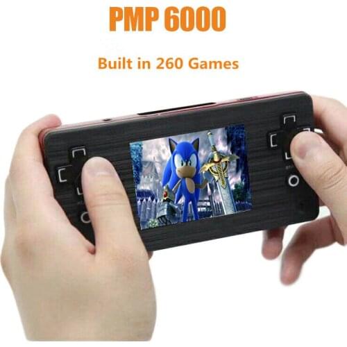 New Handheld Game Console PMP Station FC Retro Game Console 8bit 260 Games Children Gift
