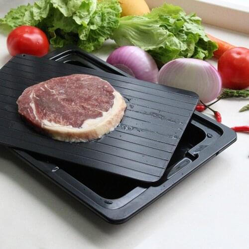 Thaw Master Home Use Fast Defrosting Tray Thaw Food Meat Fruit Quick Defrosting Plate Board Defrost Tray Kitchen Home Tools